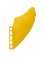Sunshine Yellow fibreglass keel fins for Futures-style boxes by Fin Blanks