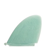 Seafoam Mint fibreglass D-fin longboard fin for US Box by Fin Blanks