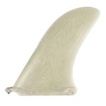 Natural Glass fibreglass flex longboard fin for US Box by Fin Blanks