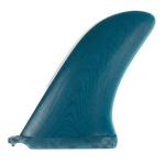 Petrol Teal fibreglass flex longboard fin for US Box by Fin Blanks