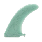 Seafoam Mint fibreglass hamster longboard fin for US Box by Fin Blanks