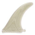 Natural Glass fibreglass longboard fin for US Box by Fin Blanks