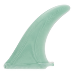 Seafoam Mint fibreglass longboard fin for US Box by Fin Blanks