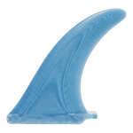 Sky Blue fibreglass longboard fin for US Box by Fin Blanks